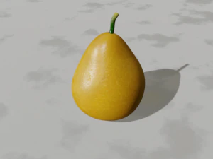 pera realista Modelo 3D