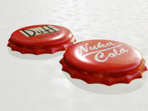 edit tutup kaleng botol Model 3D