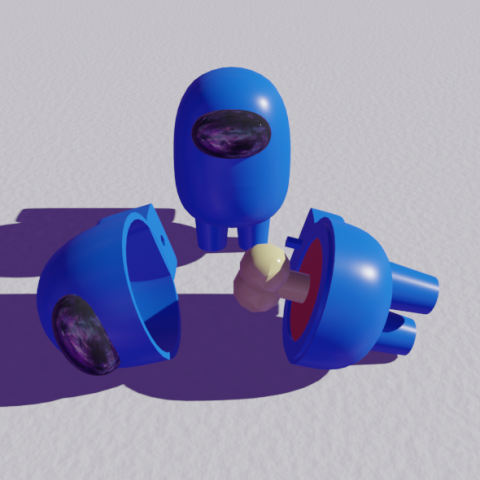 amongus crew 3D Model .c4d .max .obj .3ds .fbx .stl .blend 