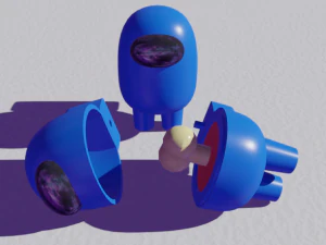 हमारे दल के बीच 3D मॉडल