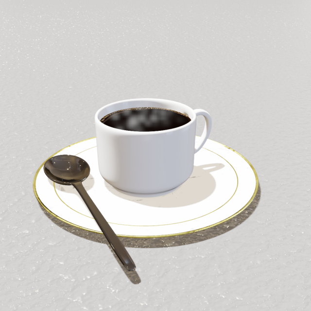 coffe Model 3D .c4d .max .obj .3ds .fbx .stl .blend 