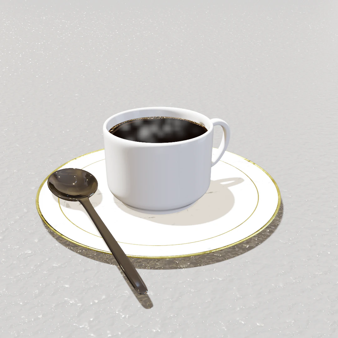 coffe 3D Model .c4d .max .obj .3ds .fbx .stl .blend 