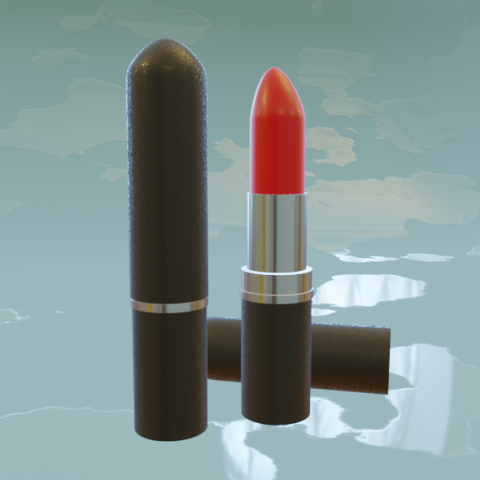 lipstick 3Dモデル .c4d .max .obj .3ds .fbx .stl .blend 