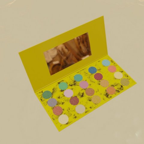 eyeshadow palette 3D 模型 .c4d .max .obj .3ds .fbx .stl .blend 