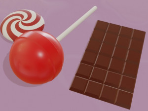 candy collection 3D Model