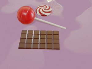 candy collection 3D Model