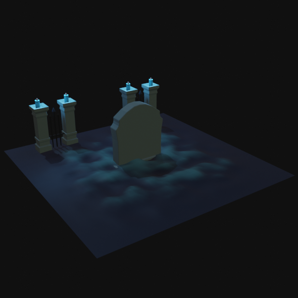 макет кладбища