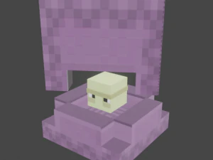 शुल्कर माइनक्राफ्ट 3D मॉडल