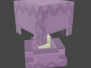 shulker minecraft 3D Model