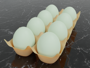 eggs box 3D Model