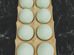 eggs box 3D Model