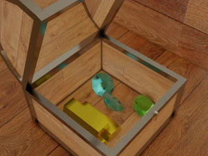 minecraft chest 3D Model