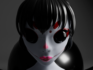 spider girl Model 3D