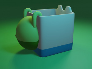 finn plant pot Modèles 3D en vedette