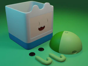 finn plant pot 3D Print Model