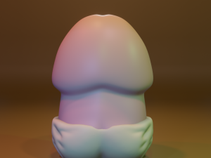 OCHINCHIN CUTE FIGURE BABY - PENIS CUTE FIGURE 3D Print Model