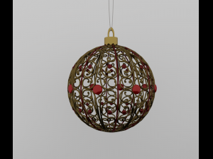 christmas balls 3D Model