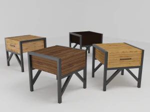bedside cabinet 3D Model