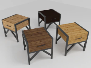 bedside cabinet 3D Model