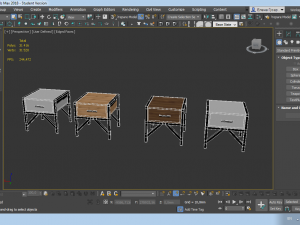 bedside cabinet 3Dモデル