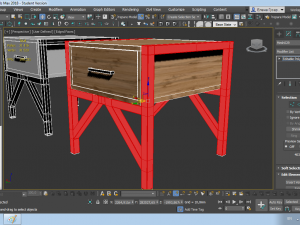 bedside cabinet 3Dモデル