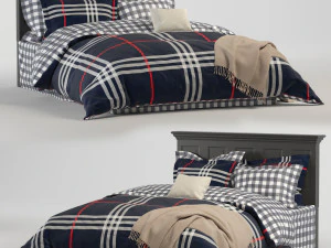 S&uuml;dwestliches Tartan-Karobett 3D Modell