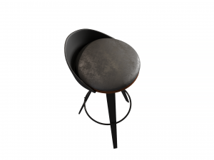 bar stool hoker falco 3D Model