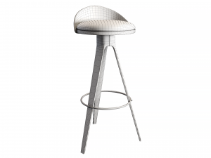 bar stool hoker falco 3D Model