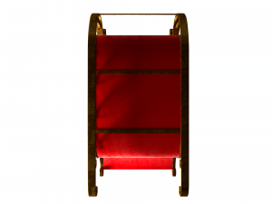 christmas santa sleigh 3D Model