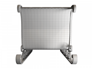 christmas santa sleigh 3D Model