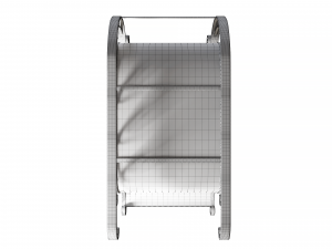 christmas santa sleigh 3D Model