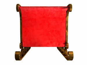 christmas santa sleigh 3D Model