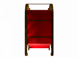 christmas santa sleigh 3D Model