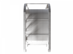 christmas santa sleigh 3D Model