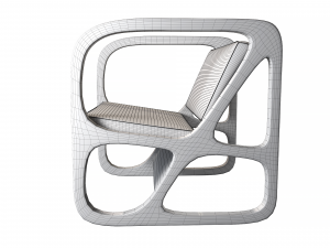 chair obivan naiftasarim Modelo 3D