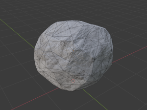 game model of the rock Model 3D