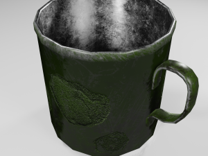 metal cup Modello 3D
