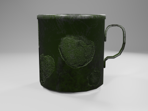 metal cup Modello 3D