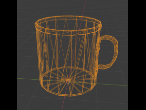 metal cup Modello 3D