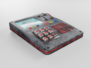 game model of the terminal low-poly 3D Модель