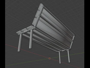 bench lp dirty style 3D Model