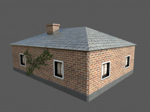 game model of the house Model 3D