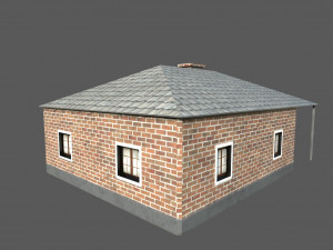 game model of the house Model 3D