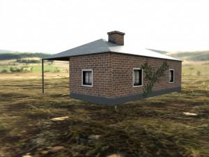 game model of the house Model 3D