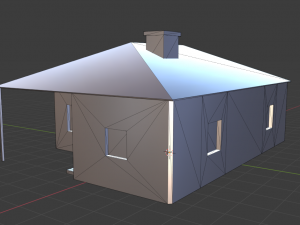game model of the house Model 3D