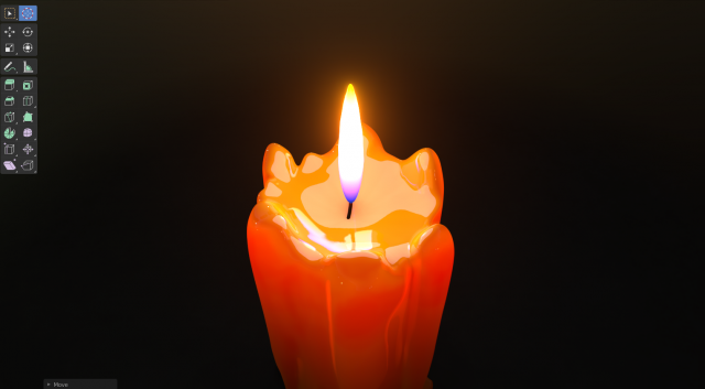 candle Modelo de Impressão 3D .c4d .max .obj .3ds .fbx .stl .blend 