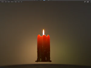 candle 3D Print Model