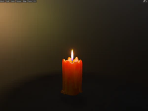 candle 3D Print Model