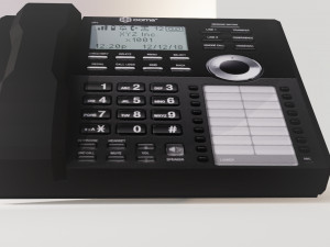 desktop phone - low poly - pbr 3Dモデル