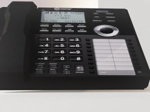Desktop phone - low poly - pbr 3D Model